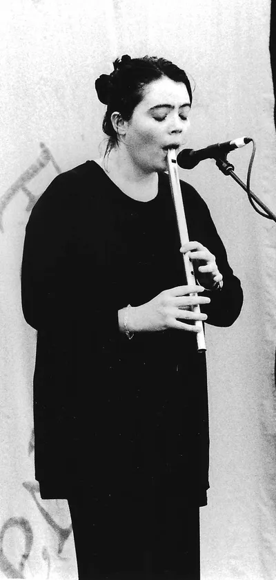 Emer Mayock playing Low Whistle